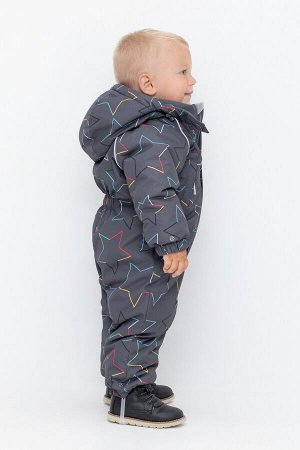 Комбинезон(Осень-Зима)+boys (антрацит, звезды)