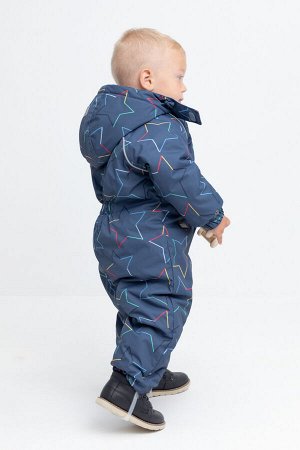 Комбинезон(Осень-Зима)+boys (темно-синий, звезды)