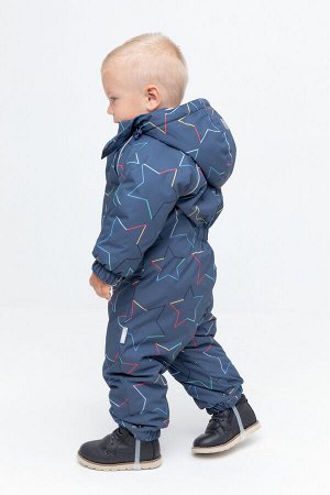 Комбинезон(Осень-Зима)+boys (темно-синий, звезды)
