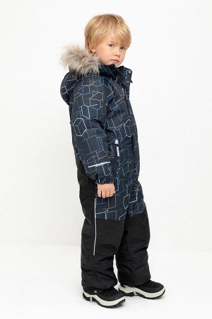 Комбинезон(Осень-Зима)+boys (индиго, кубики)