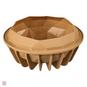 Форма для приготовления торта "Грани" 21х9см, силикон
