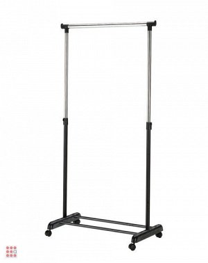Вешалка напольная на колесах Single Bar Rack