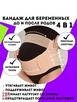 Бандаж для беременных 4 в 1
