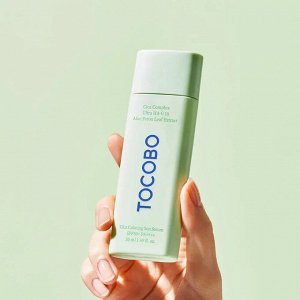 Tocobo Cica Calming Sun Serum SPF50+ PA++++ Успокаивающая солнцезащитная сыворотка