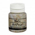 Краска акриловая Pearl 20 мл WizzArt Голографический золото перламутровый WR20.20