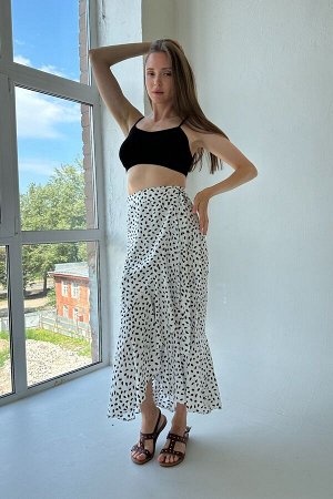 Юбка  ELEGANT002/05/Белый, черный