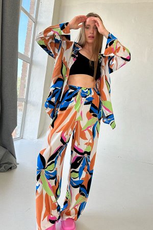 Костюм женский  SET001/15/Розовый, черный