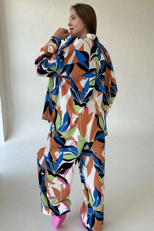 Костюм женский  SET001/15/Розовый, черный