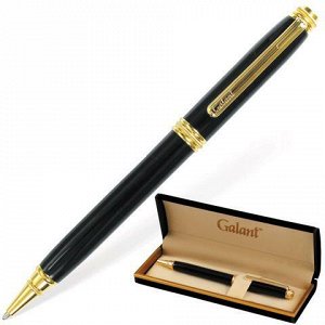 Ручка подарочная шариковая GALANT Black, корпус черный, золо