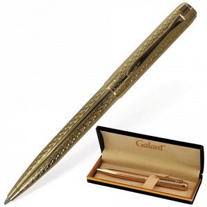 Ручка подарочная шариковая GALANT Graven Gold, корпус золот.