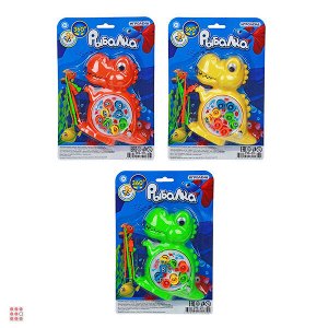 Игрушка-рыбалка "Дино" заводная, пластик, магнит, 24х16,5х4см, 3 дизайна