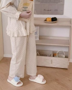Тапочки домашние, женские, открытые