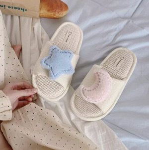 Тапочки домашние, женские, открытые