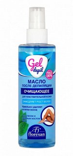 ФЛОРЕСАН Ф-417 Gel Depil Масло после депиляции очищающее с азуленом и эфирным маслом мяты 200 мл