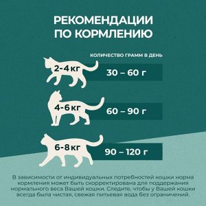 Корм для кошек Purina ONE® Природа Здоровья® со спирулиной, с высоким содержанием курицы, 180 г