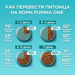Сухой корм для кошек Purina ONE® для стерилизованных кошек и кастрированных котов, с высоким содержанием лосося, 200 г