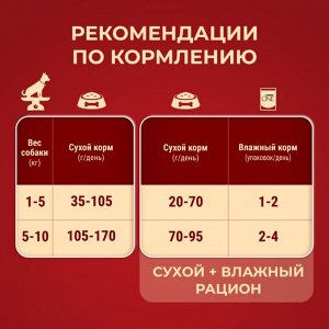 Сухой корм для собак Purina ONE® мелких и карликовых пород, с высоким содержанием говядины и с рисом, 3 кг