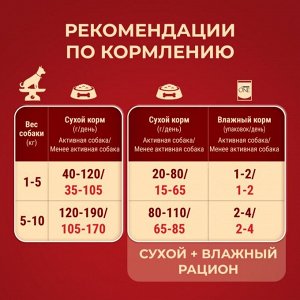 Сухой корм Purina ONE® для собак мелких пород с активным образом жизни, с высоким содержанием курицы и с рисом, Пакет, 600 г