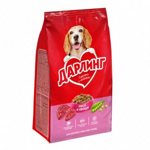 Сухой корм для собак PURINA DARLING ДАРЛИНГ Мясо Овощи 12x500g