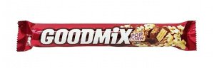 GOODMIX. Popcorn taste. Молочный шоколад со вкусом попкорна с начинкой с хрустящей вафлей, декорированный