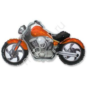 FM Фигура гр.4 И-283 Мотоцикл оранжевый 57см X 115см