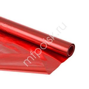 PP Полисилк металлизированный красный 1м X 20м