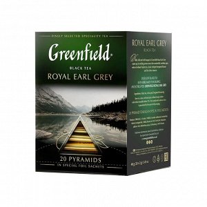 Чай Гринфилд пирам. Royal Earl grey black tea 2г