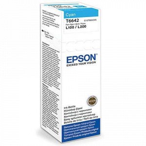 Чернила EPSON (C13T66424A)для СНПЧ Epson L100/L110/L200/L210