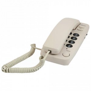 Телефон RITMIX RT-100 ivory, световая индикация звонка, откл