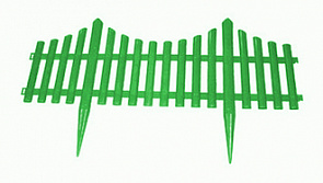 Заборчик "Модерн".декоративный штакетник (зеленый)