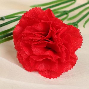 Цветы искусственные «Куст гвоздики», h=70 см, d=7 см, МИКС