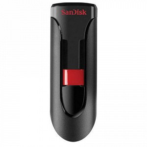 Флэш-диск 16GB SANDISK Cruzer Glide USB 3.0, черный, SDCZ600