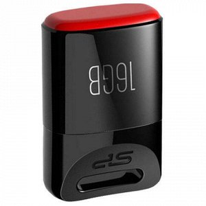 Флэш-диск 16GB SILICON POWER Touch T06 USB 2.0, черный, SP01