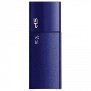 Флэш-диск 16GB SILICON POWER Ultima U05 USB 2.0, синий, SP01