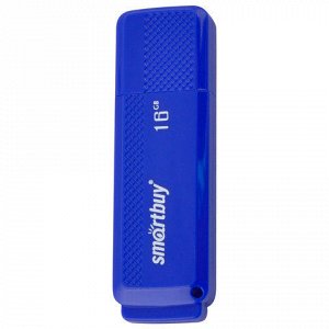 Флэш-диск 16GB SMARTBUY Dock USB 2.0, синий, SB16GBDK-B