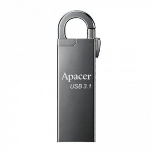 Флэш-диск 16Gb APACER AH15A, USB 3.1, металл. корпус, серебр