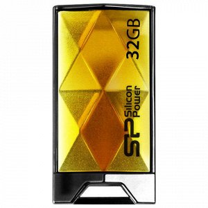 Флэш-диск 32GB SILICON POWER Touch 850 USB 2.0, металл. корп