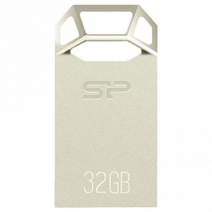 Флэш-диск 32GB SILICON POWER Touch T50 USB 2.0, металл. корп
