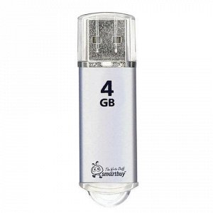 Флэш-диск 4GB SMARTBUY V-Cut USB 2.0, металлический корпус,