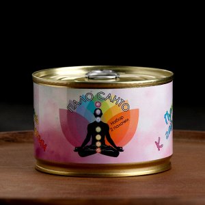Благовония натуральные Palo Santo "Пало санто. Путь кармонии" в консервной банке, 2 шт