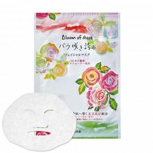 Маска для лица на тканевой основе Bloom of rose