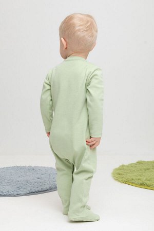 Комбинезон(Весна-Лето)+baby (фисташковое безе, мини лягушата)