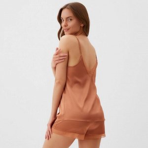 Пижама женская (майка и шорты) KAFTAN Terracotta.