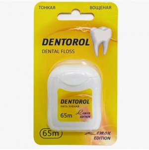 Oral Med, Нить зубная лимон  65м/Denterol, Беларусь, 22 г,