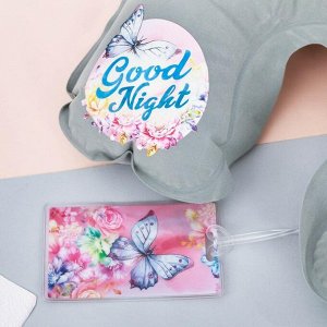 Дорожный набор «Good night»: надувная подушка, бирка на сумку