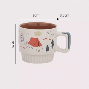 Кружка керамическая для чая, кофе, 320 мл.