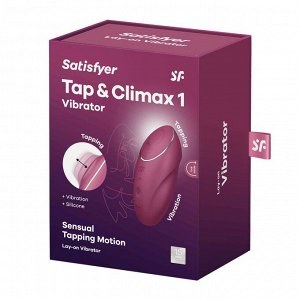 Вибростимулятор с функцией "жидкий воздух" Tap & Climax 1