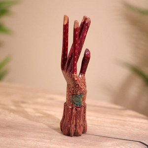 Подставка для колец, батик, дерево 20 см