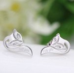 Серьги гвоздики стерлинговое серебро