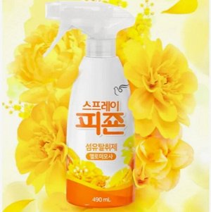Кондиционер-освежитель для одежды Pigeon Yellow Mimosa Fabric Refresher с ароматом мимозы 490 мл, бутылка